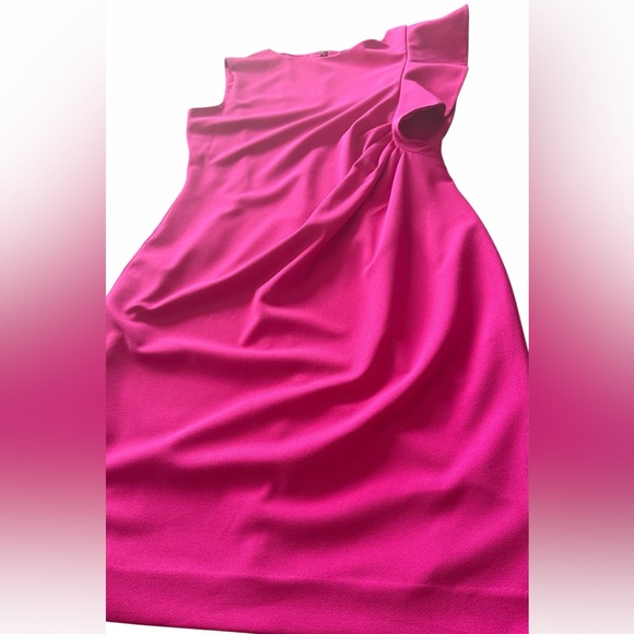 Laura Pink Ruffle Dress - Picture 7 of 10